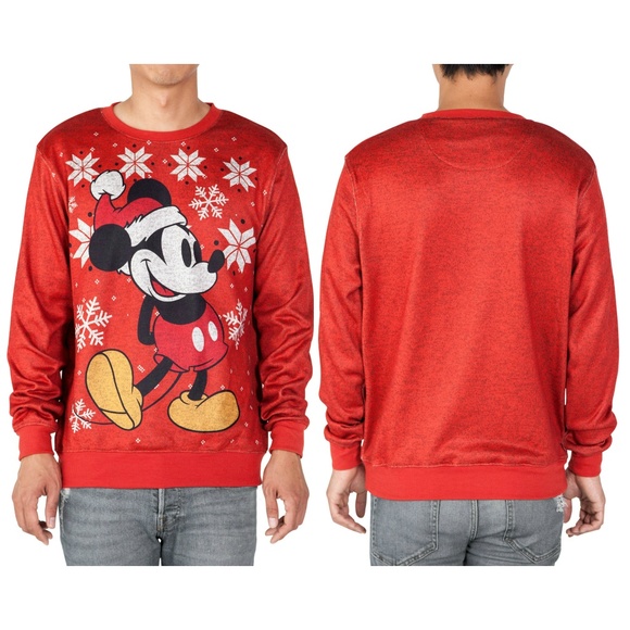 Disney Other - ✨HP 🆕 Men Disney Mickey Mouse Ugly Xmas Sweater L